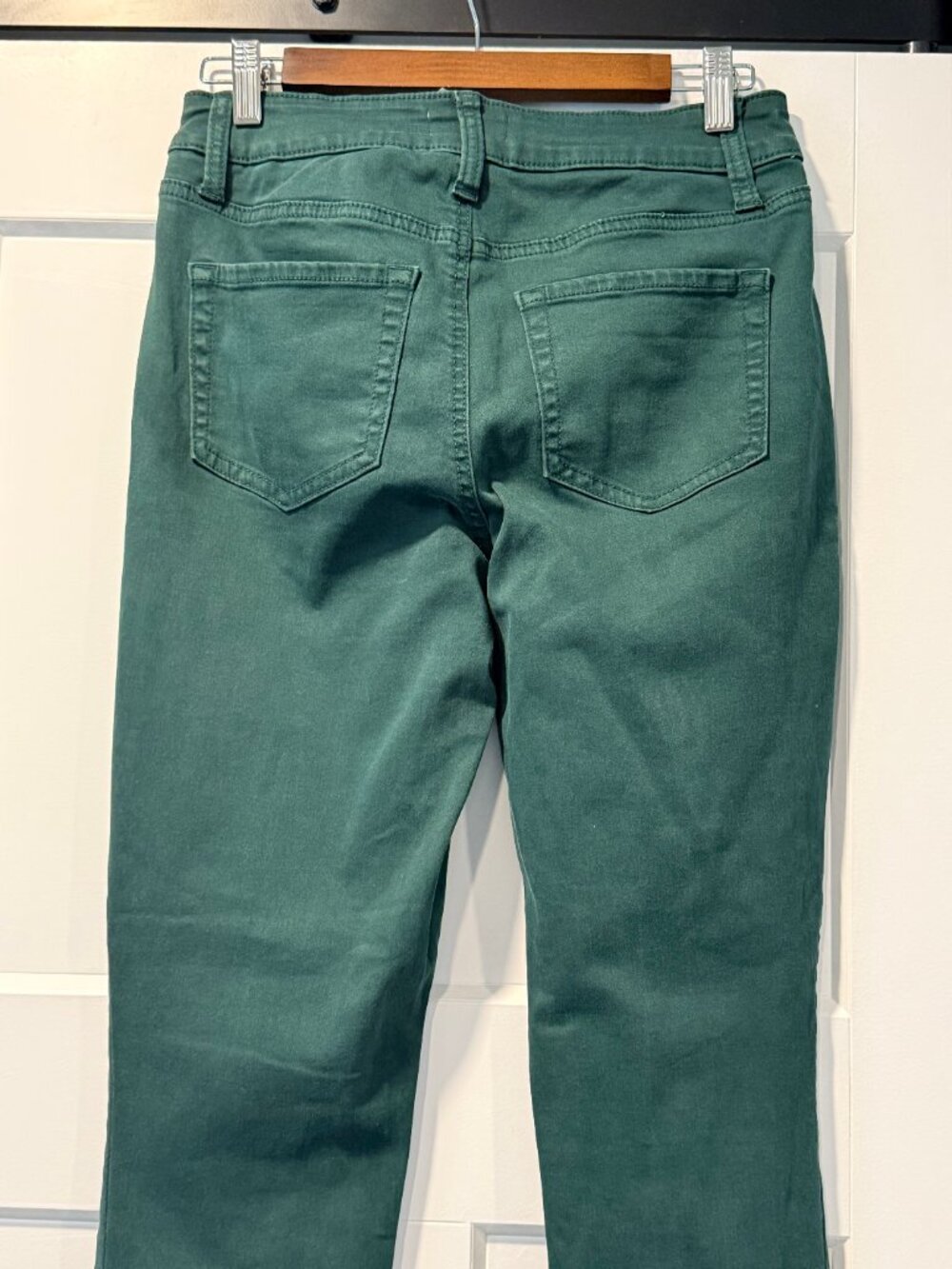 Maurices M Jeans Hunter Green Stretch Jeggings - Picture 4 of 5